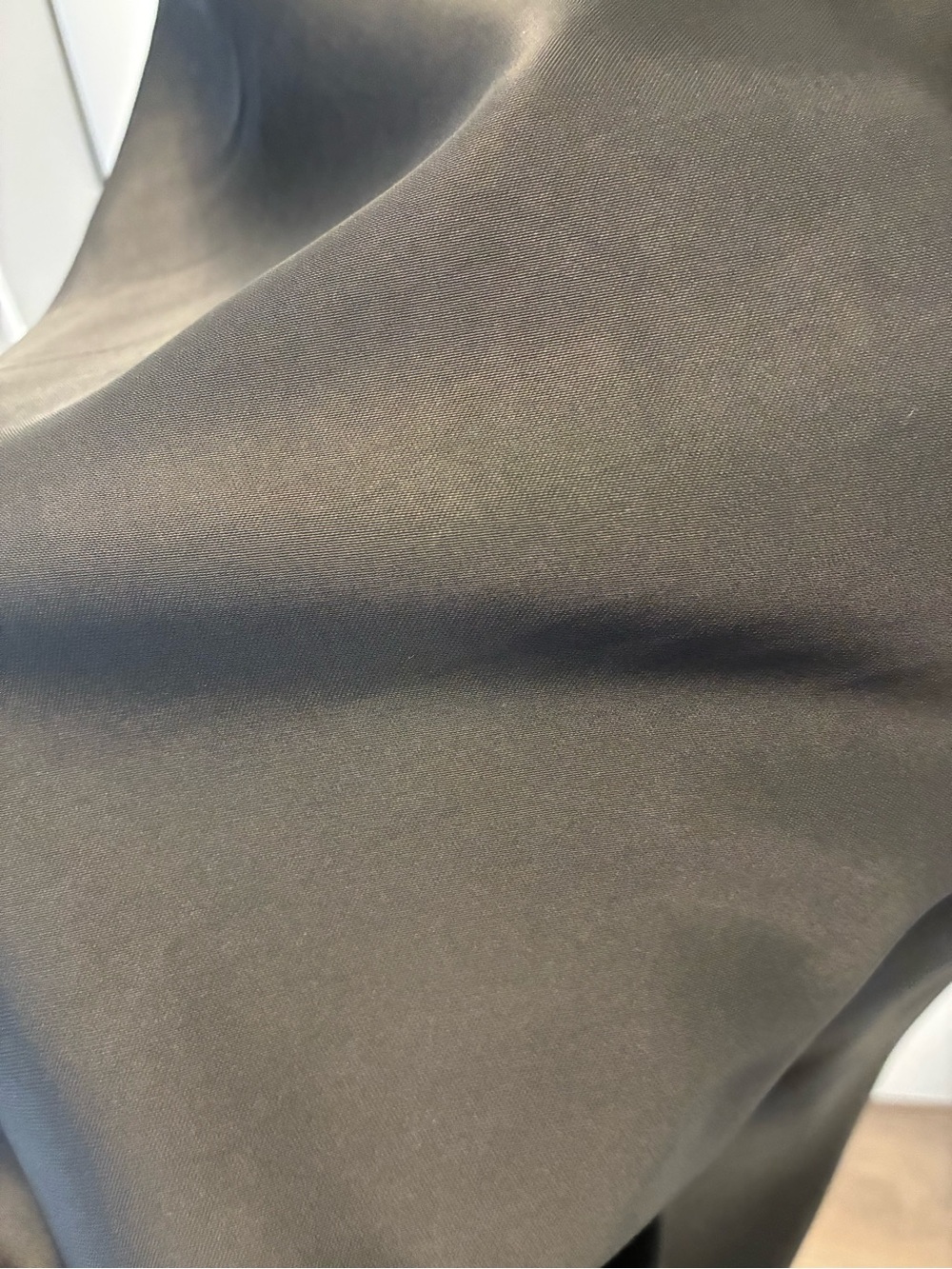 Black Satin Maxi Skirt - Women's Pencil Silhouette - NWOT - Picture 6 of 8